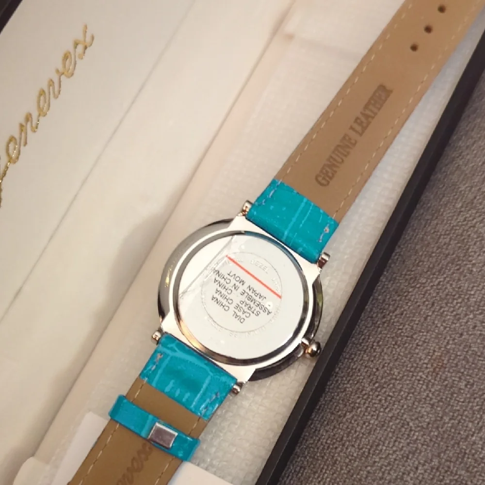 Elegant Silver and Blue Women's Watch